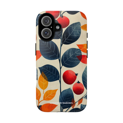 Autumn Nature Pattern - Tough iPhone 16 Phone Case