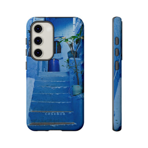 Blue City Morocco - Protective Phone Case