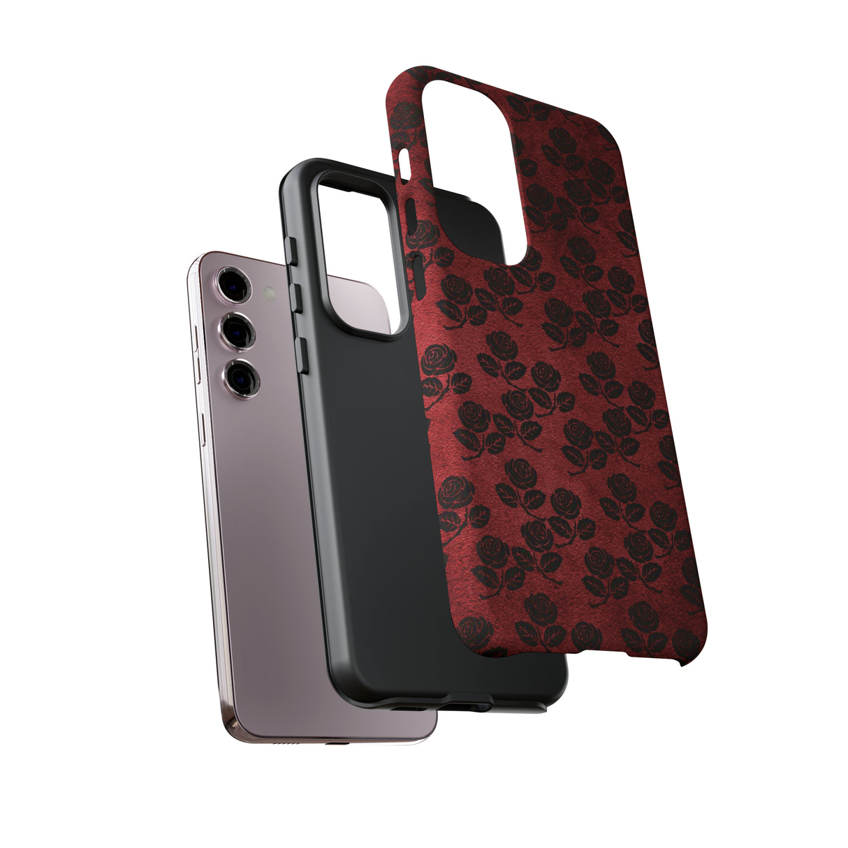 Rosemony Gothic Flower - Protective Phone Case