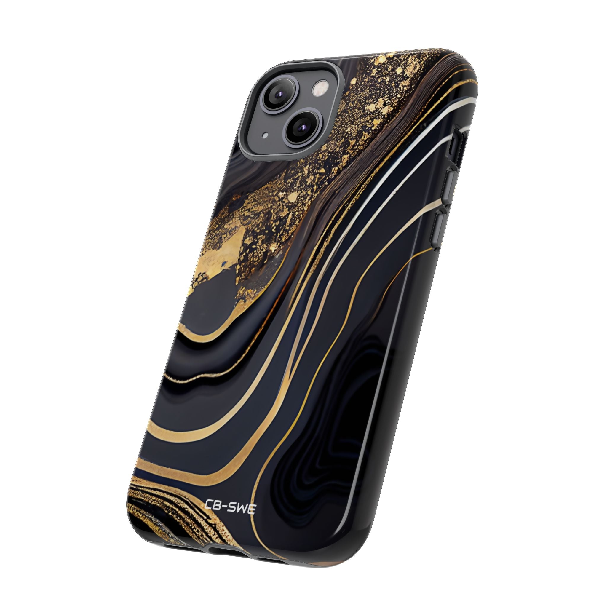 Elegant Gold Streams - iPhone Case