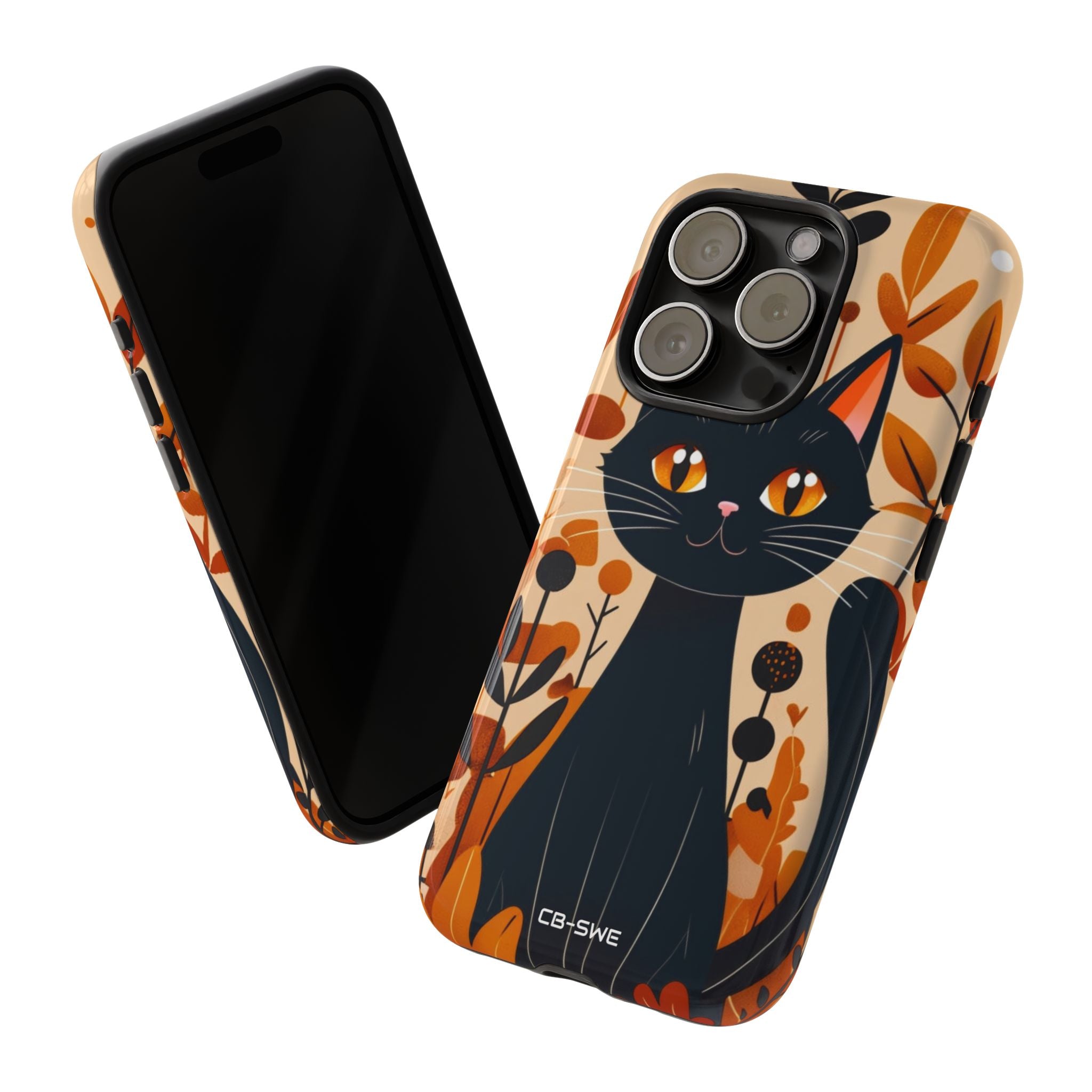 Autumnal Cat Whimsy - iPhone Case
