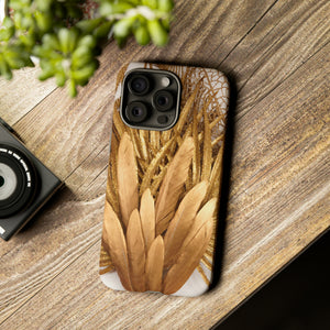 Gold Feather - Protective Phone Case