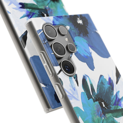 Blue Blossom Radiance Samsung S24 Ultra Case - Soft