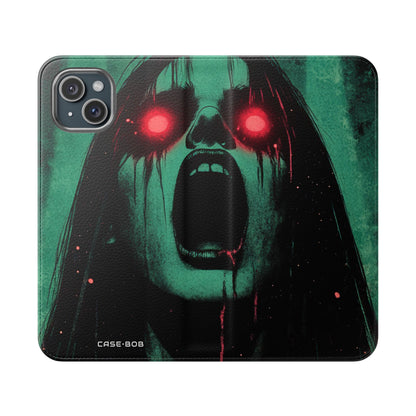 Screaming Glow - iPhone 15 Plus Case - Wallet
