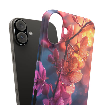 Surreal Flower Harmony iPhone 16 - Slim Phone Case