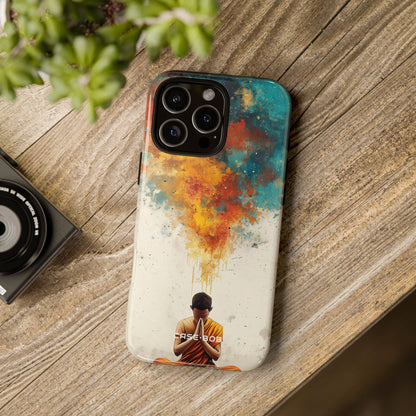 Meditative Glow iPhone 16 Pro Max Case - Tough