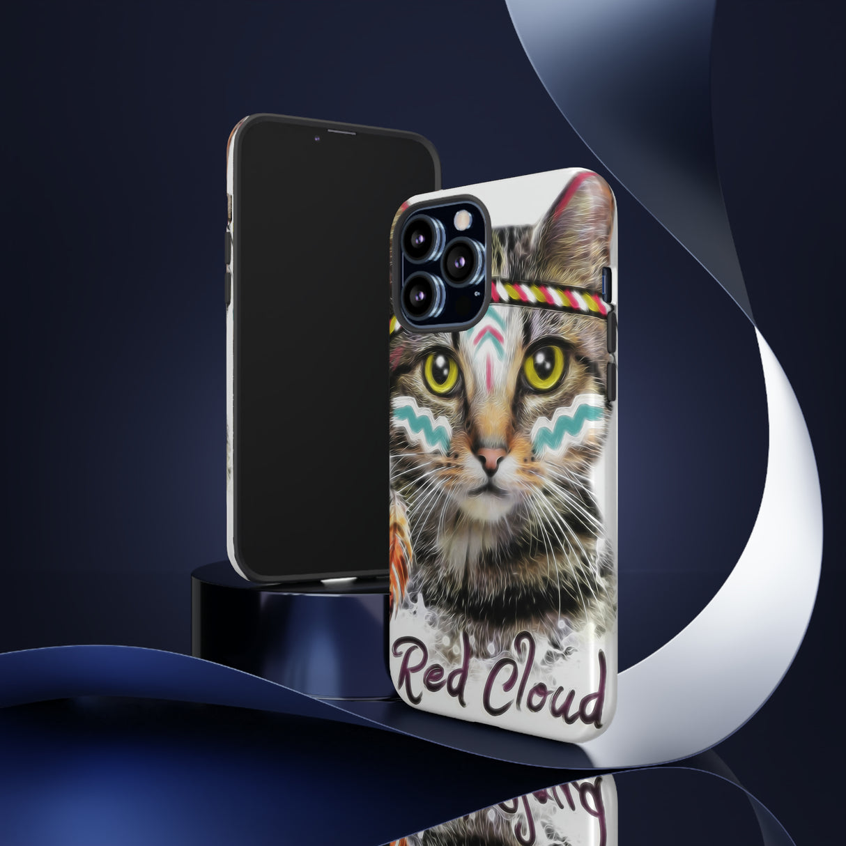 Red Cloud Cat - Protective Phone Case