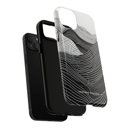 Undulating Horizon Waves iPhone 15 | Tough+ Phone Case