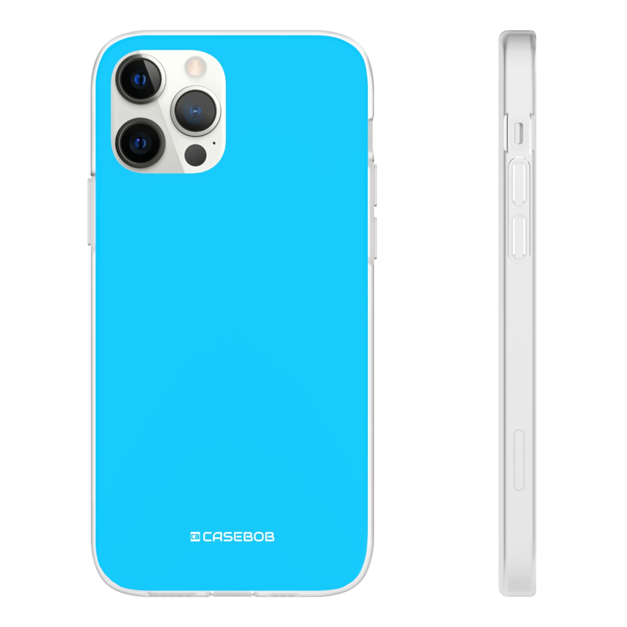 Vivid Sky Blue | Phone Case for iPhone (Flexible Case)