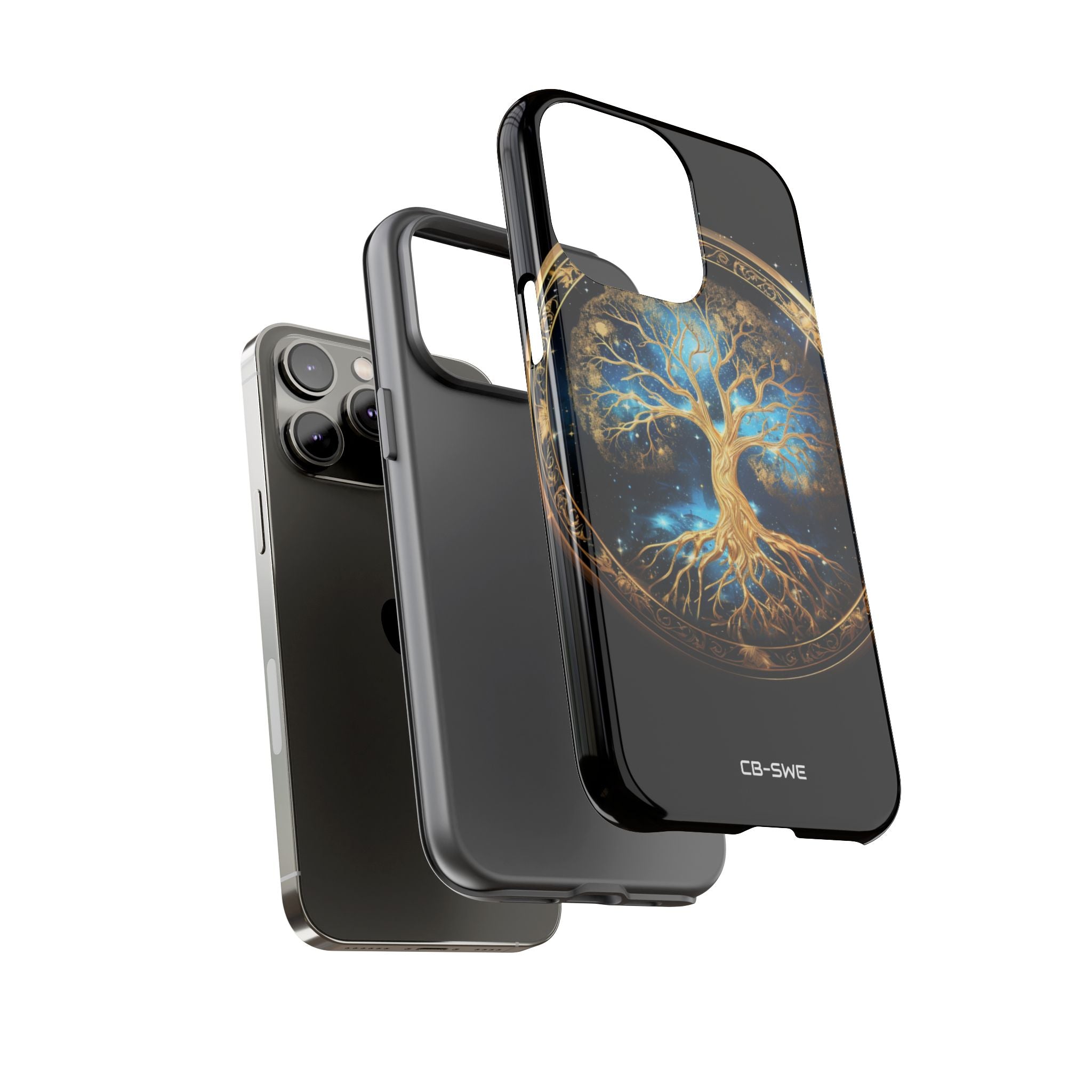 Cosmic Tree Radiance - iPhone Case