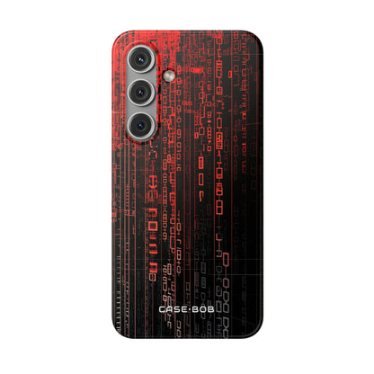 Crimson Glyphs Samsung S24 Case - Soft