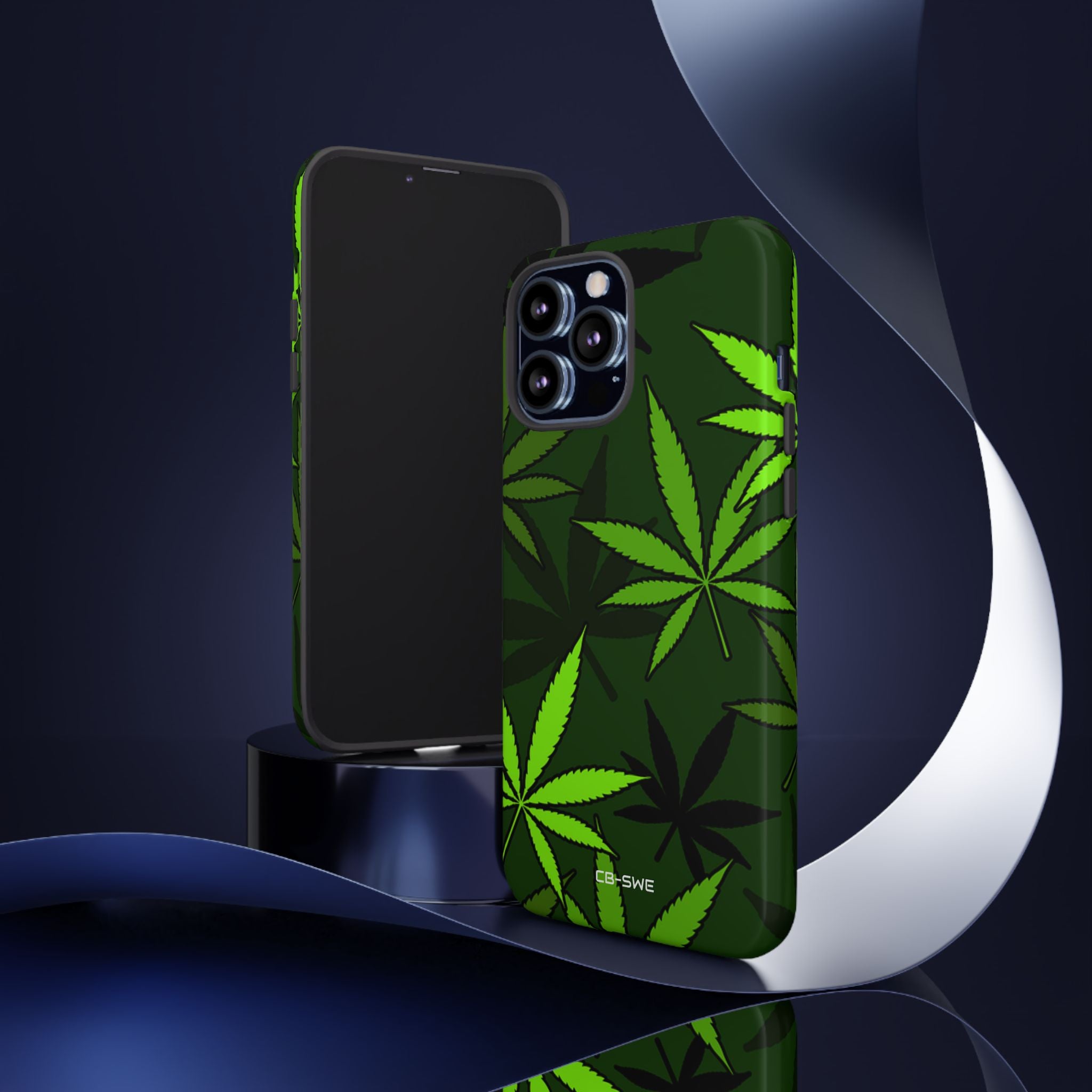 Green Leaf Symmetry - iPhone Case