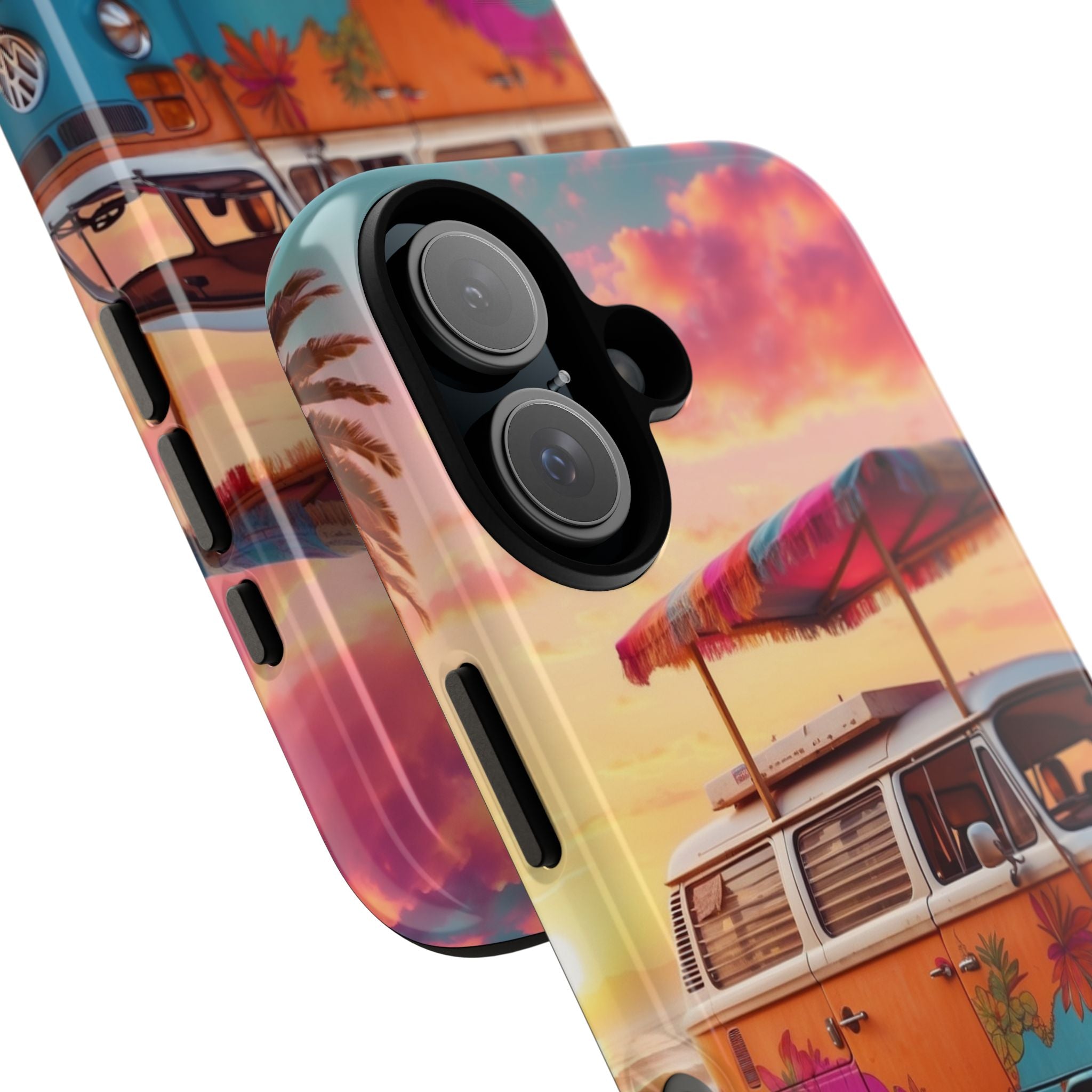 **Van Rests at Shore** - iPhone Case