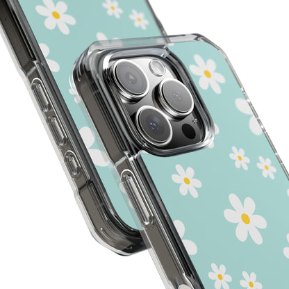 Daisies On Blue iPhone Case - Impact
