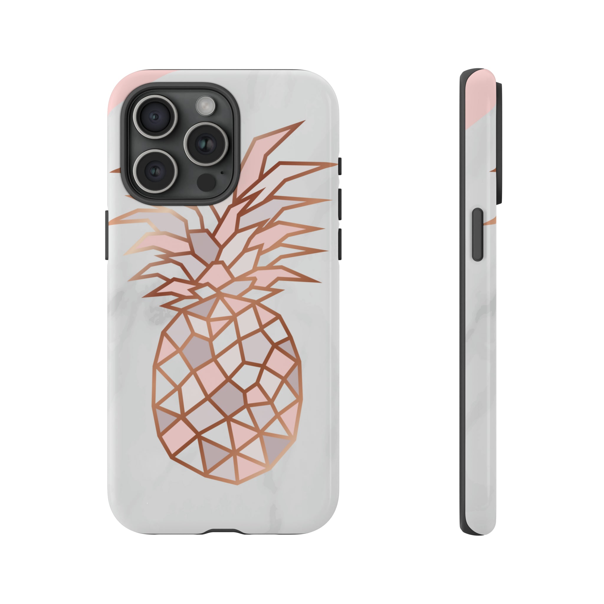 Pineapple Rose Gold - Protective Phone Case