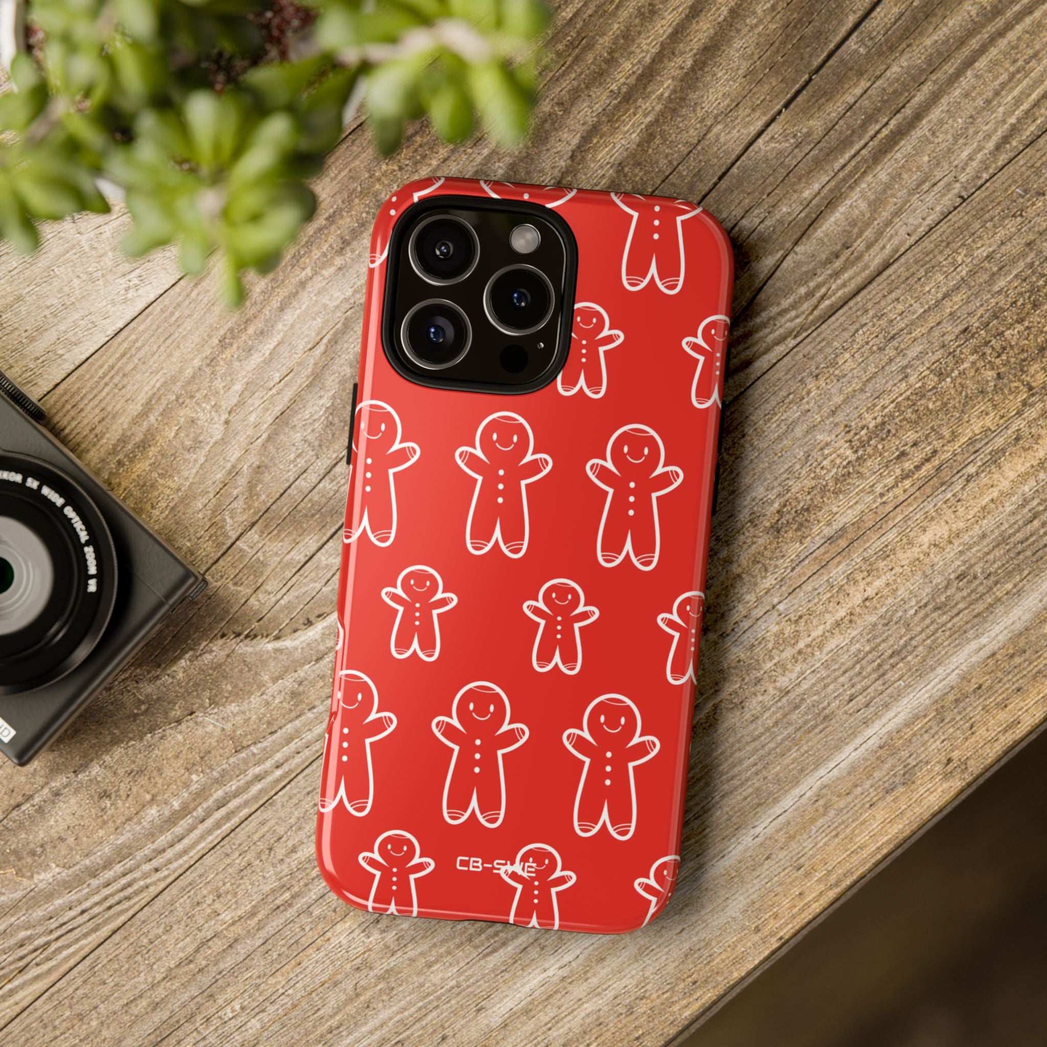 Gingerbread Men Play - iPhone Case
