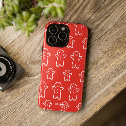 Gingerbread Men Play - iPhone Case