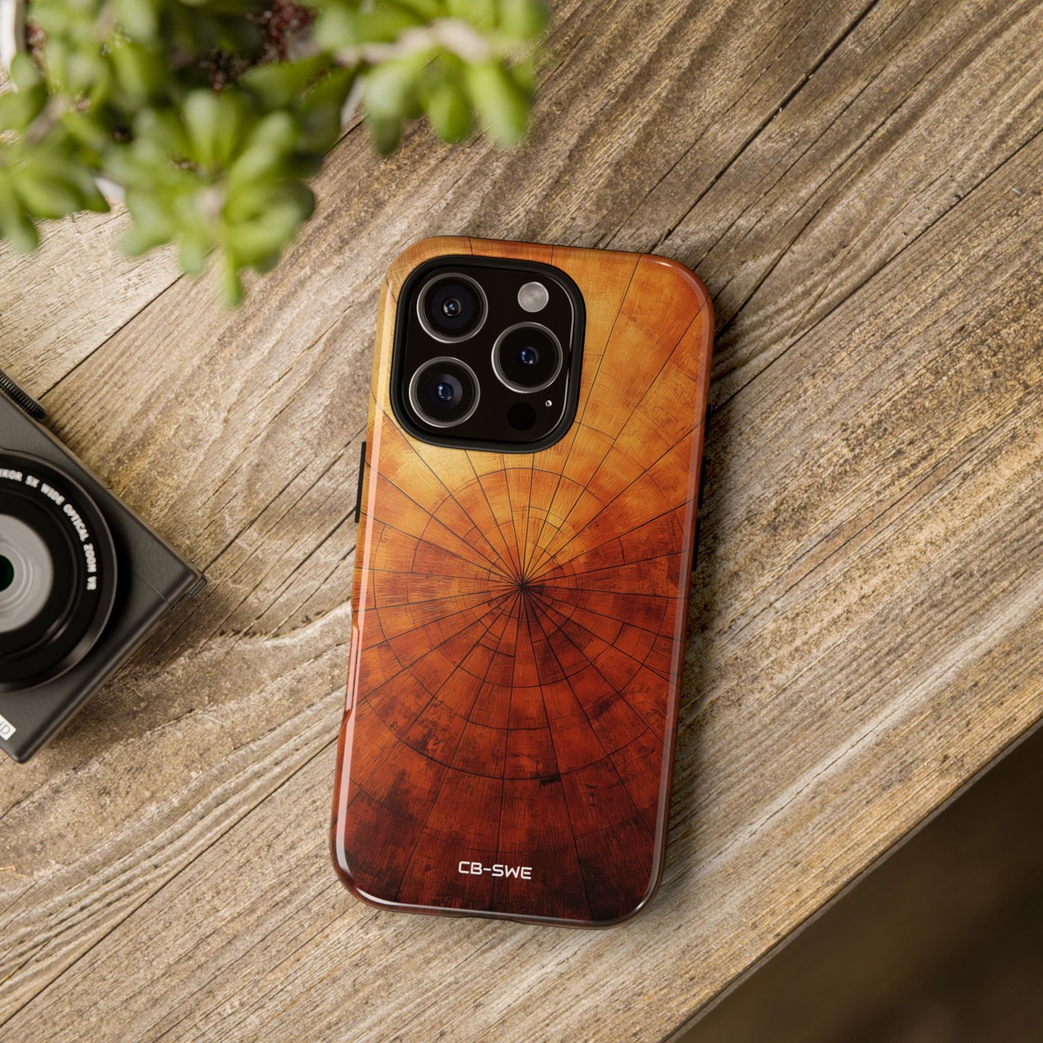 Warm Wood Swirls - iPhone Case