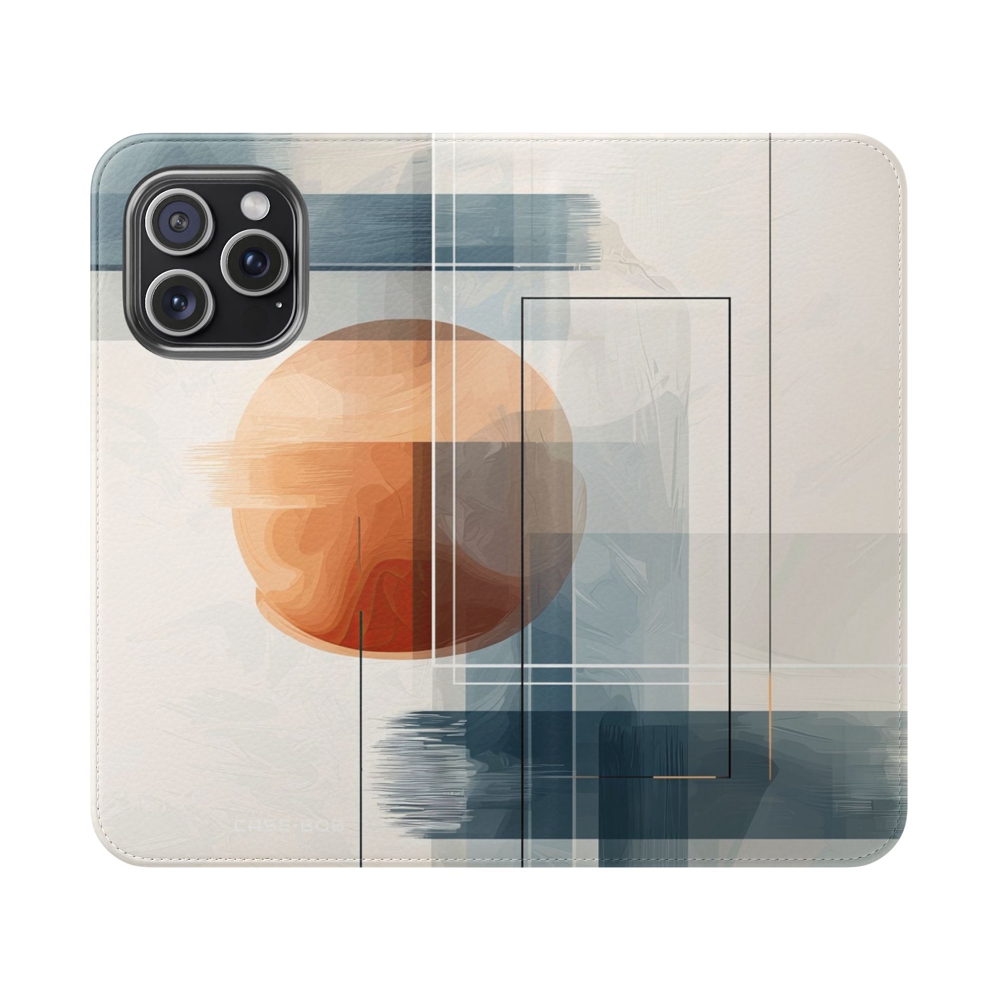 Amber Orbit - iPhone 15 Pro Max Case - Wallet