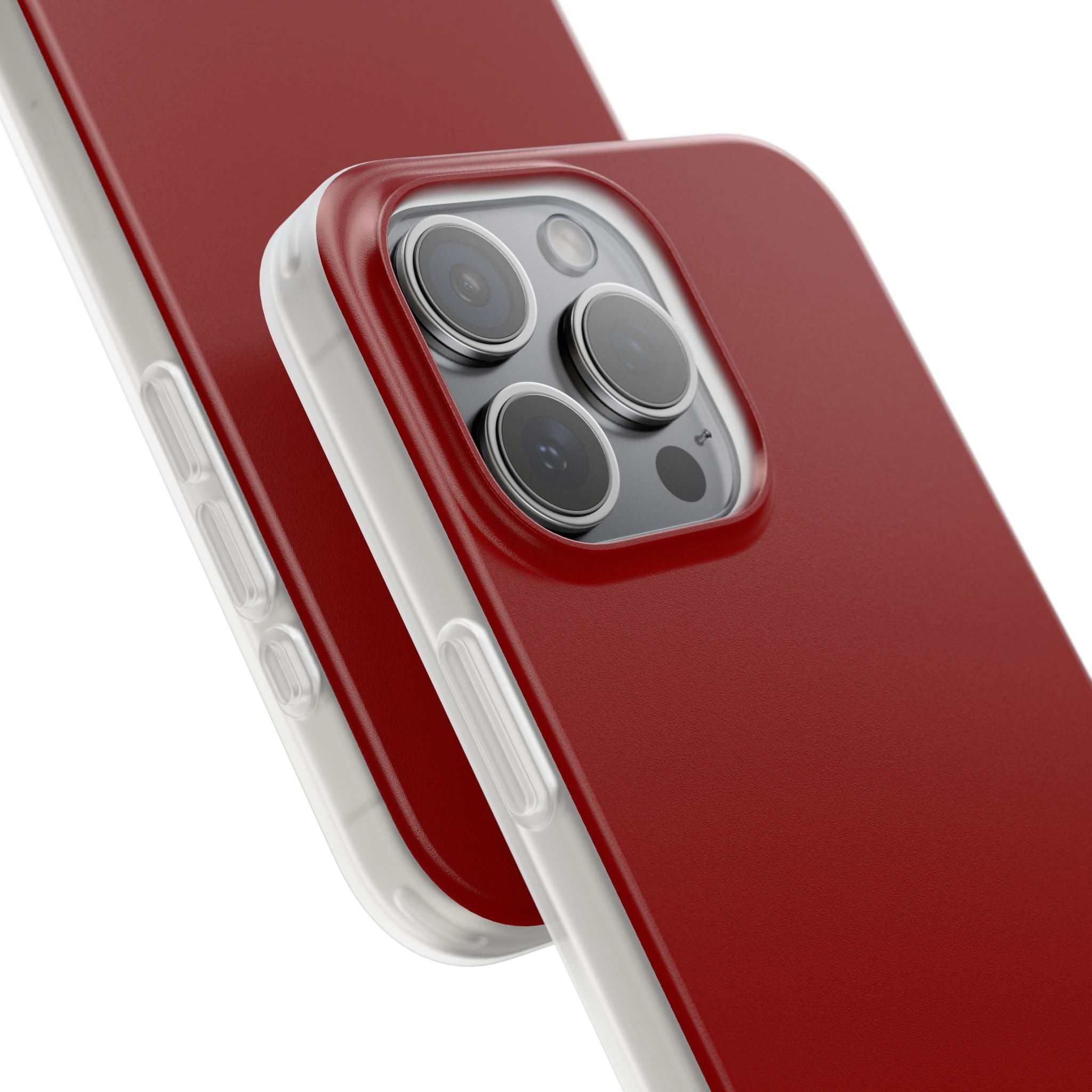 Dark Red iPhone 15 - Flexi Phone Case