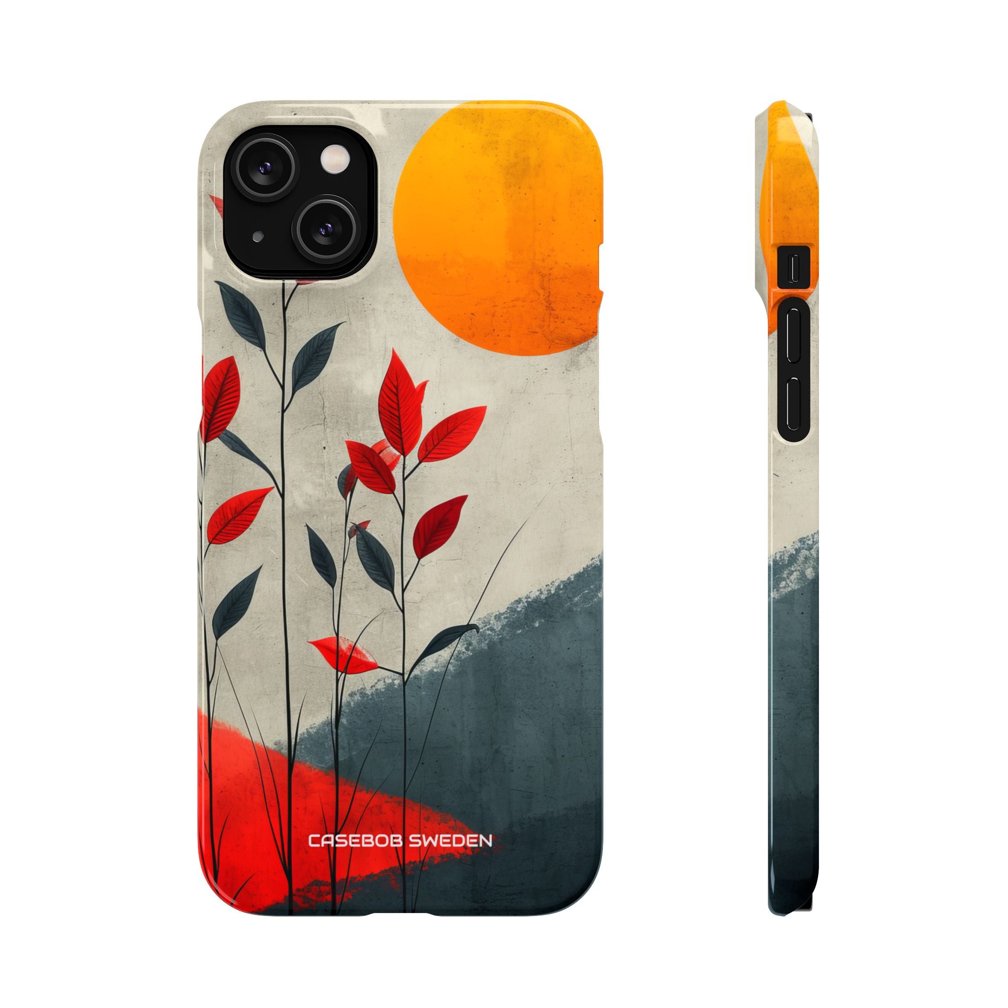 Gray Sunscape - Slim iPhone 14 Phone Case