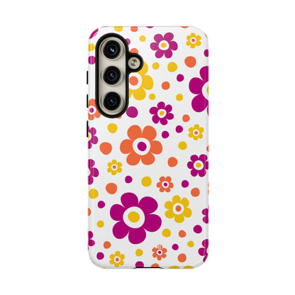 Retro Floral Playfulness - Samsung Case