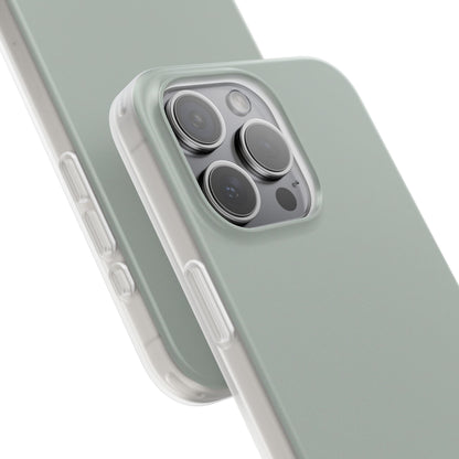 Aschgraue iPhone-Hülle – Flexi
