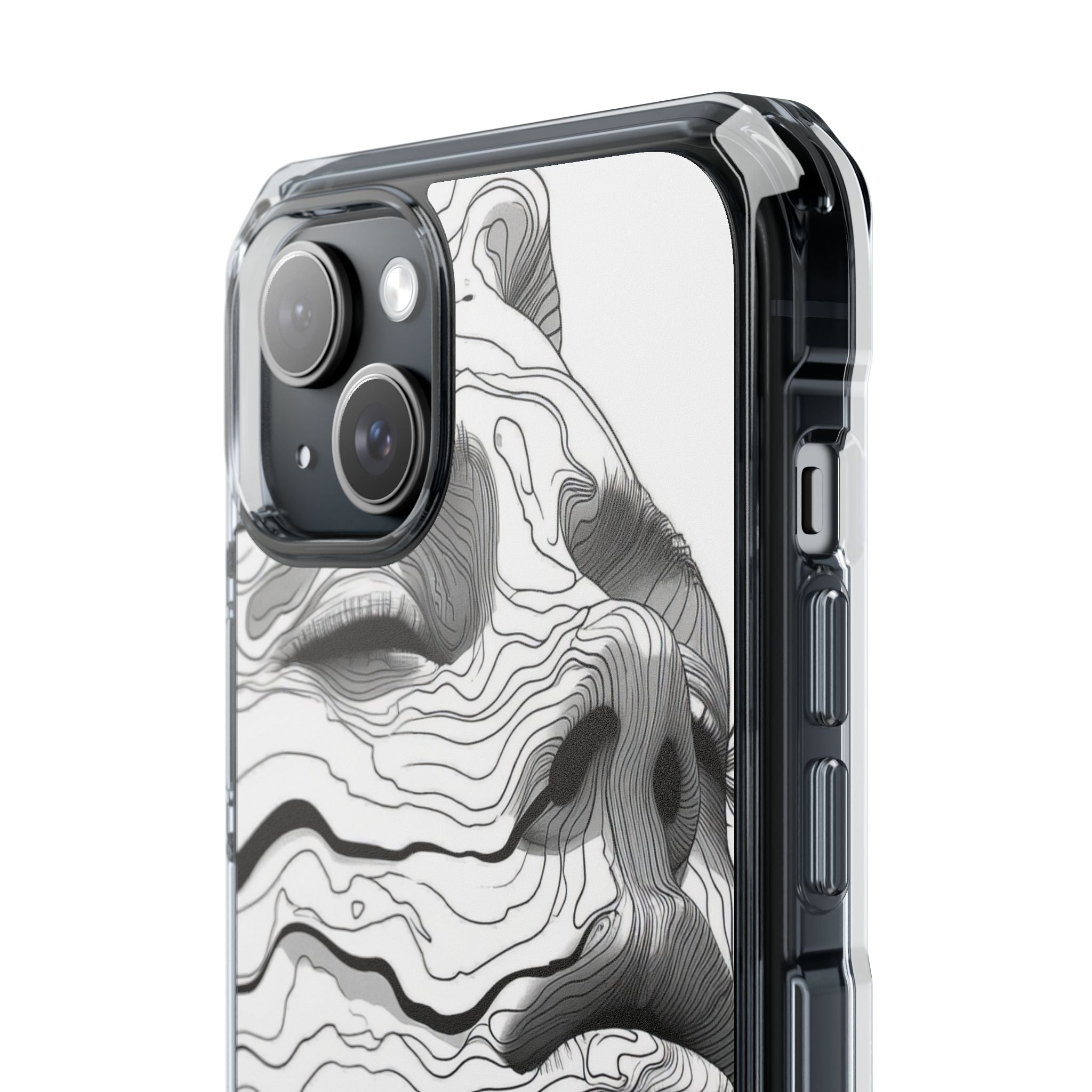 Topographic Serenity - Phone Case for iPhone