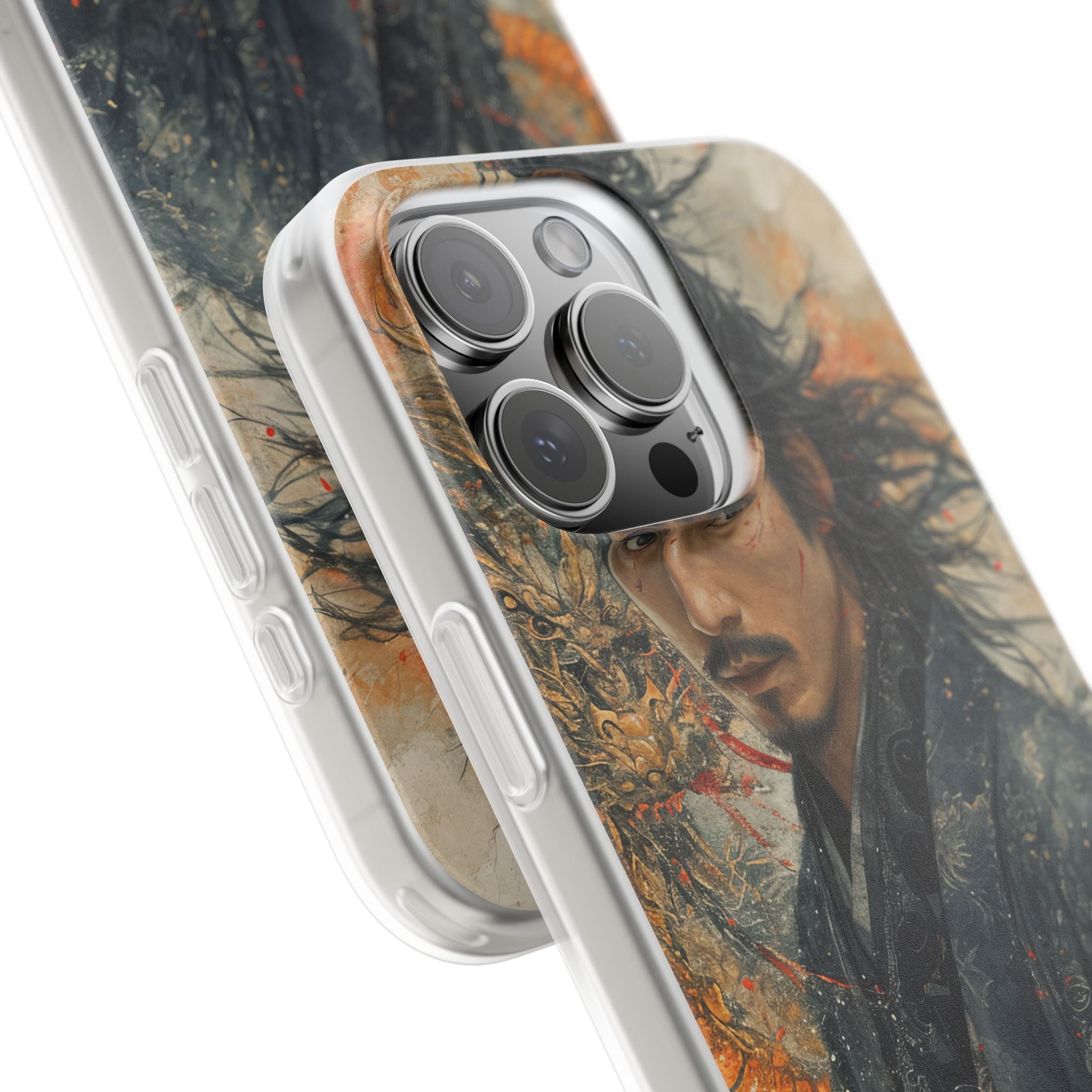 Dragonblade Warrior iPhone 16 Pro Max Case - Soft