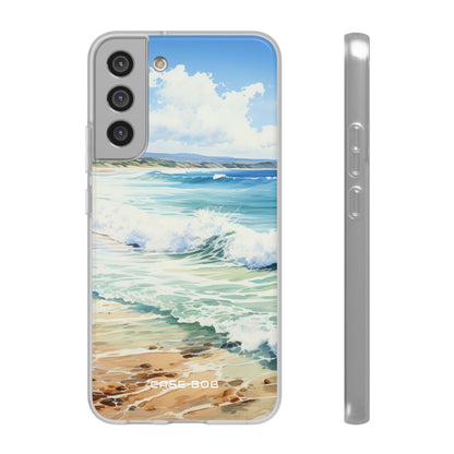 Foamy Wave Breeze Samsung S22 Plus Case - Soft