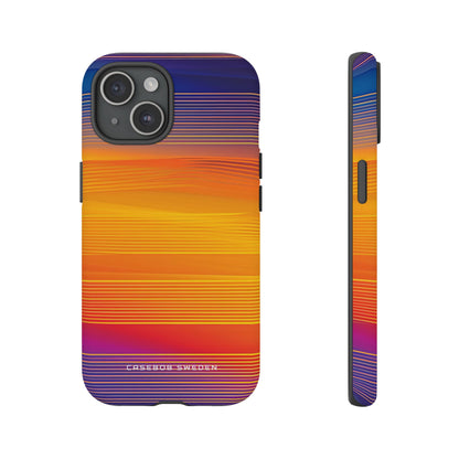 Gradient Sunset Flow iPhone 15 - Tough Phone Case