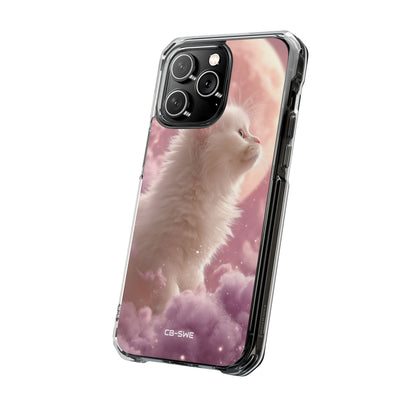Lunar Cat Soars iPhone Case - Impact