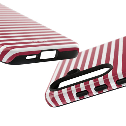 Red Stripes Wrap - Samsung Case