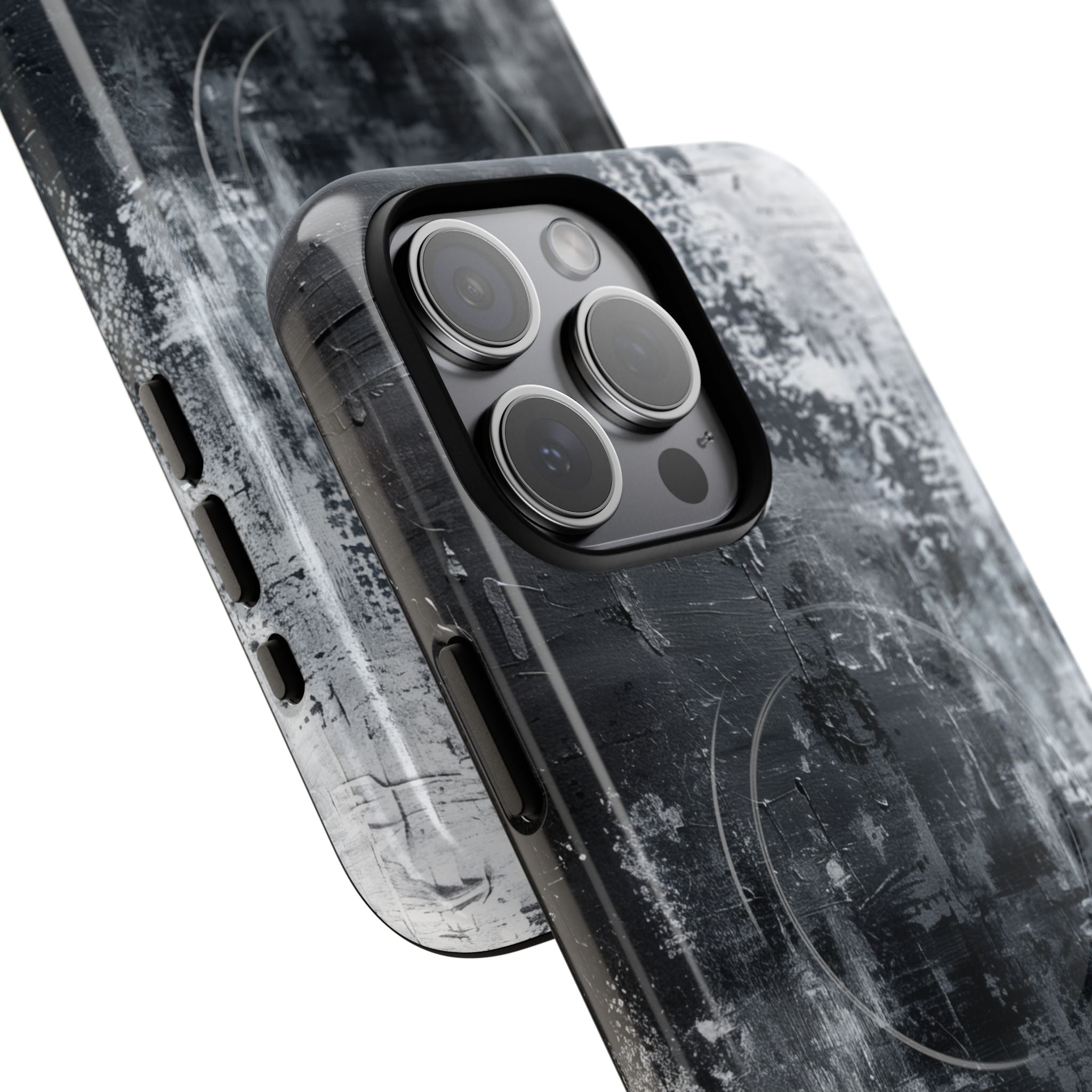 Textured Blackscape iPhone 15 Pro Max Case - Tough+