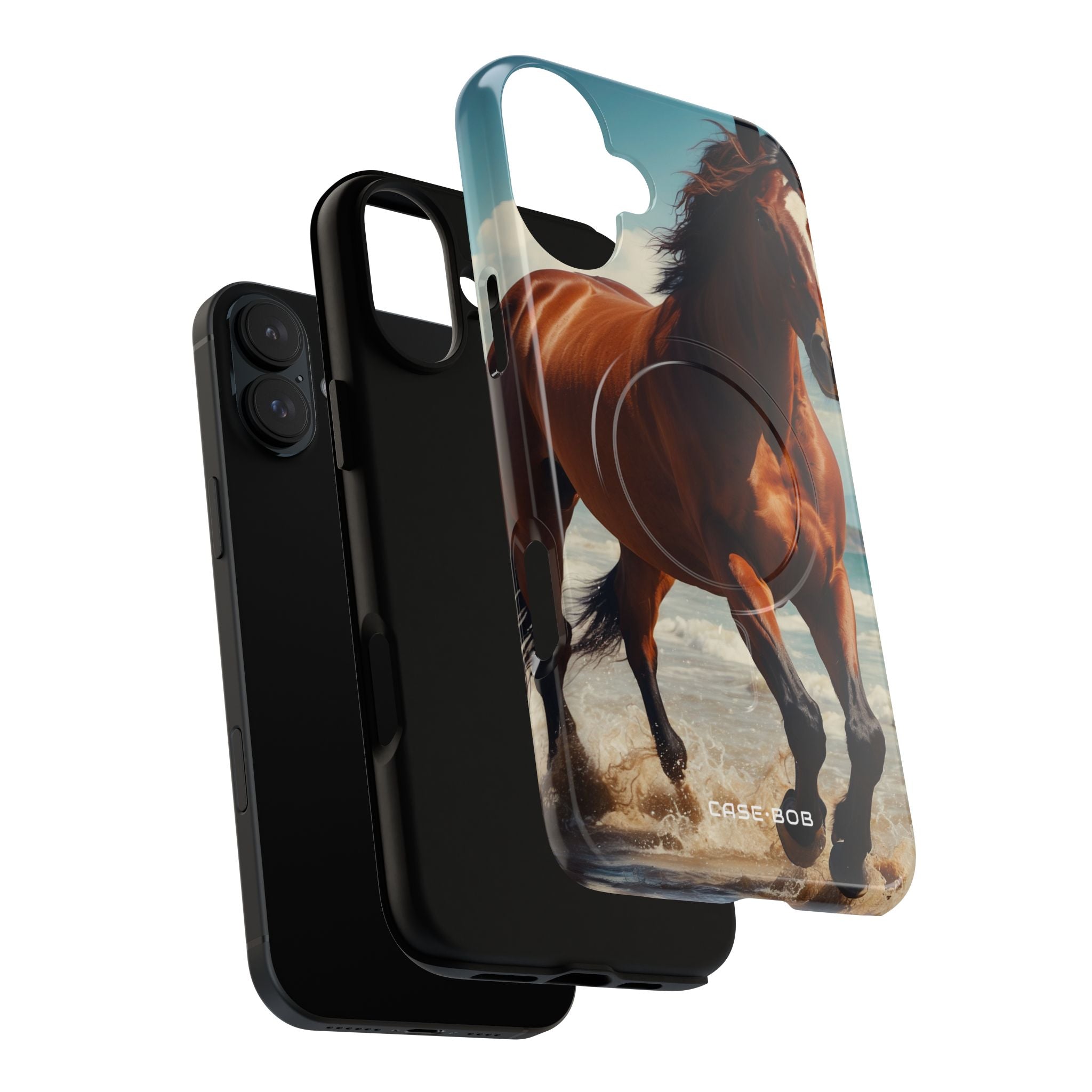 Blazing Horse iPhone 16 Plus Case - Tough+