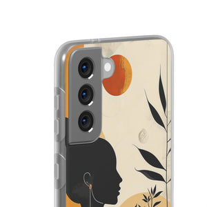 Modern Silhouette Tranquility | Flexible Phone Case for Samsung Galaxy