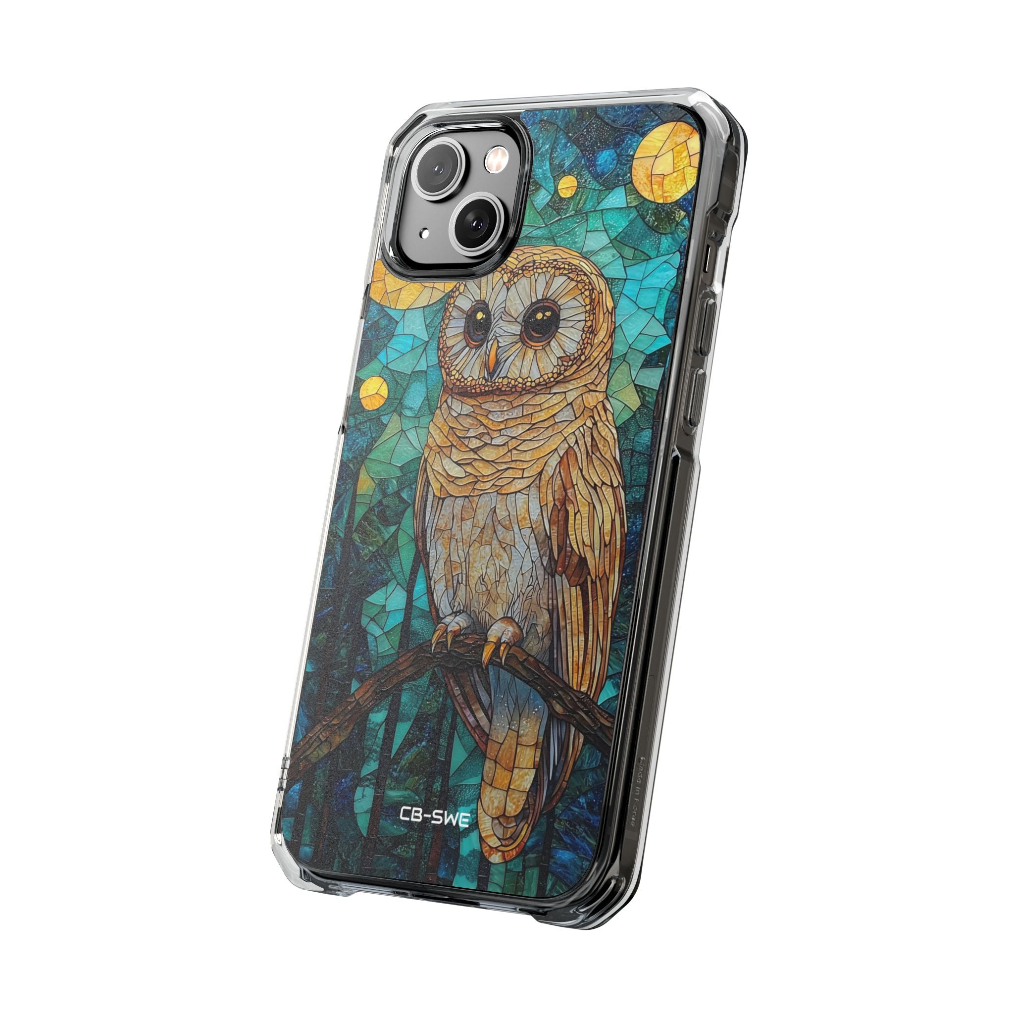 Celestial Owl Gaze iPhone Case - Impact