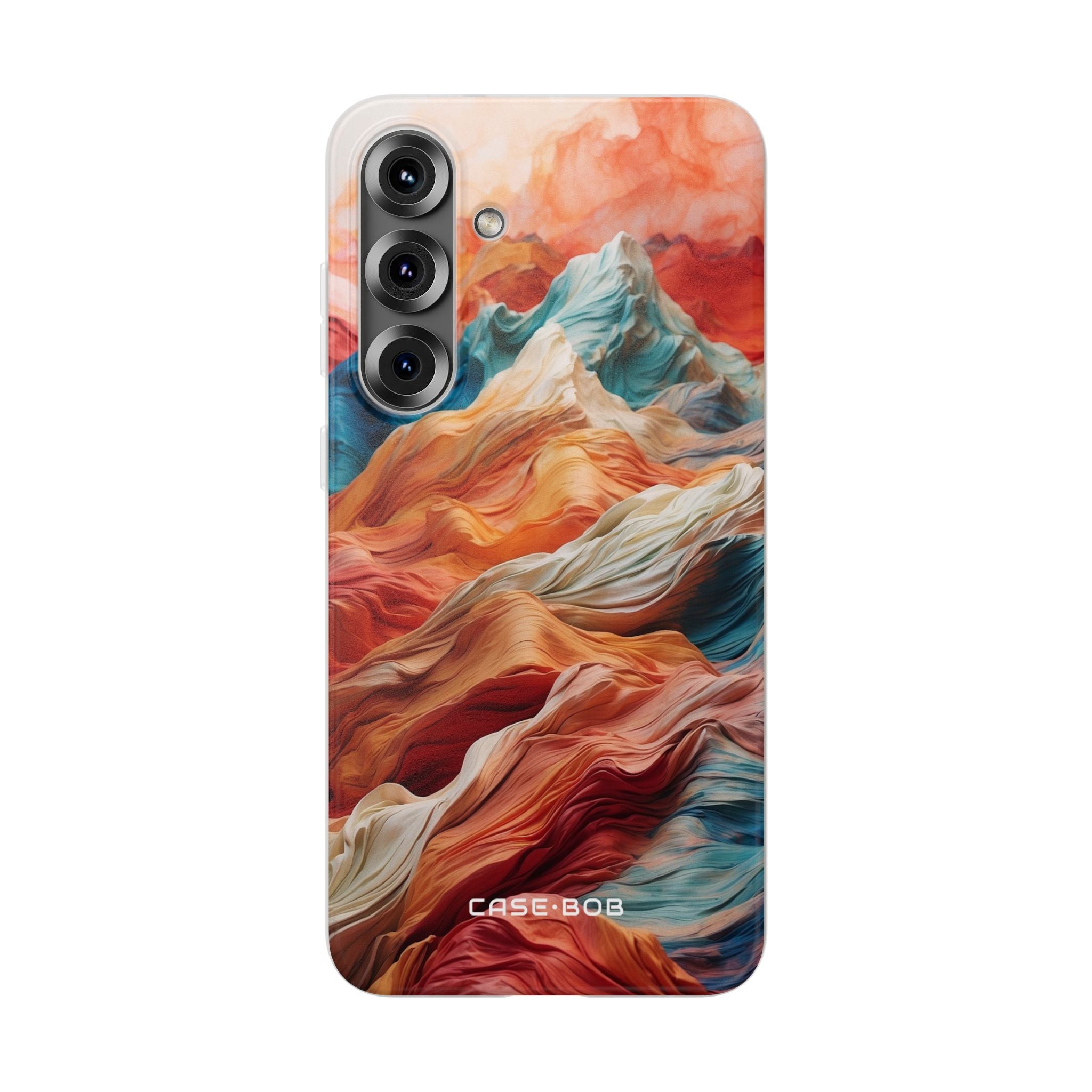 Fabric Peaks Sunset Samsung S25 Plus Case - Soft