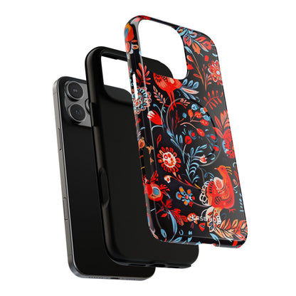 Vivid Birdscape iPhone 16 Pro Max Case - Tough+