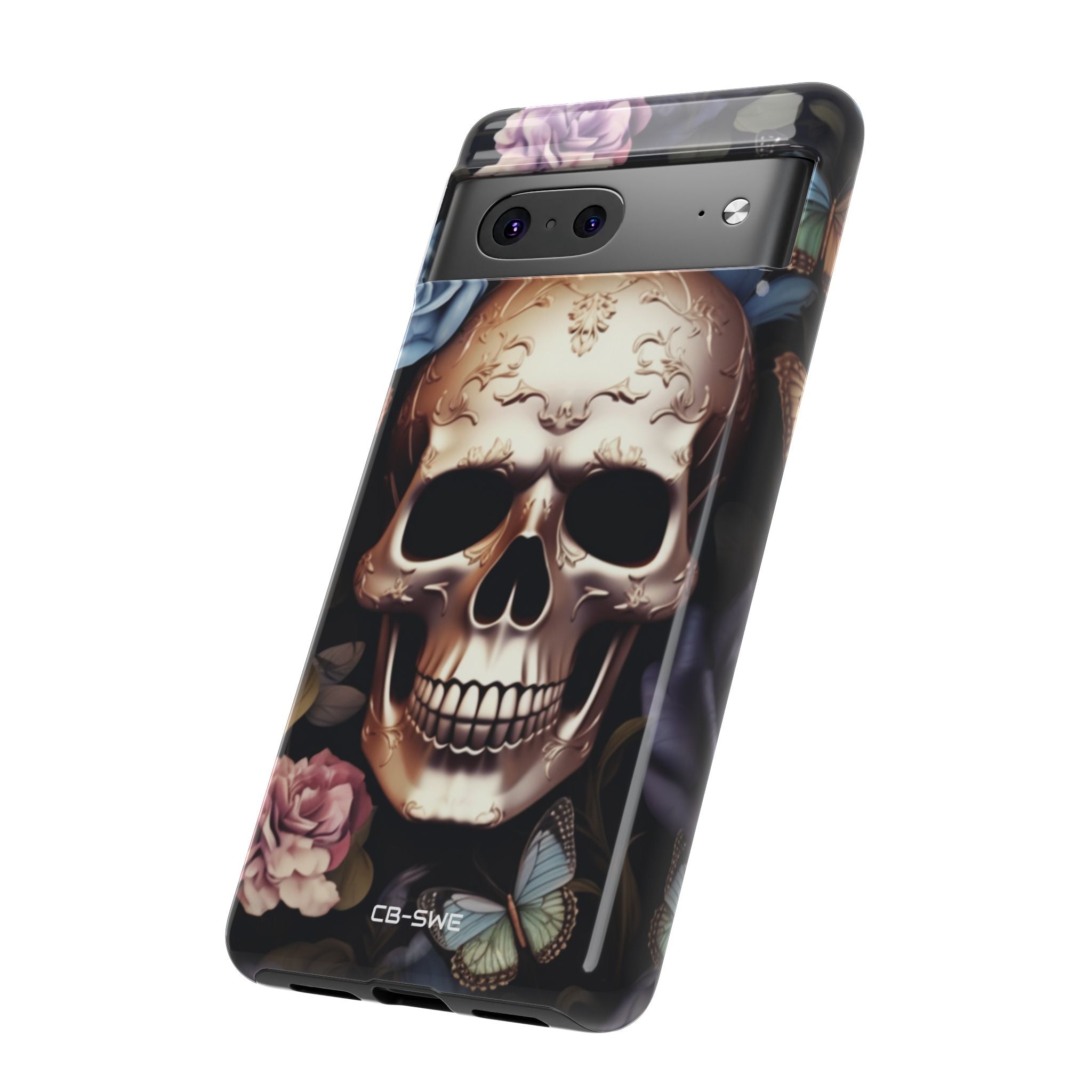 Skull Among Blossoms - Google Pixel Case