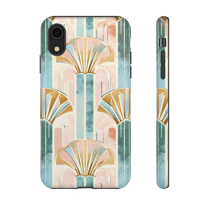 Art Deco Pastel Geometry - Protective Phone Case