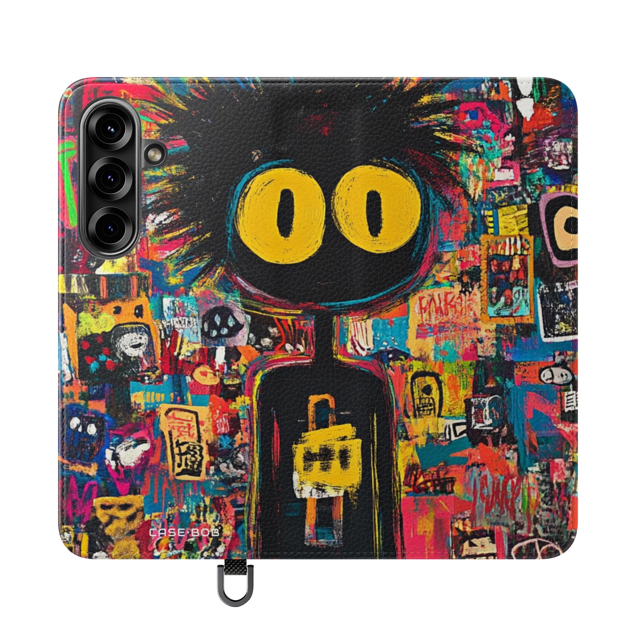 Keltainen silmä - Samsung S25 Case - lompakkotyyppinen suojakotelo