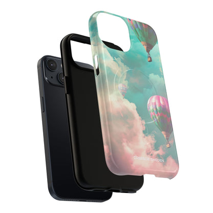 Pastel Balloon Adventure - Tough + MagSafe® iPhone 14 Phone Case