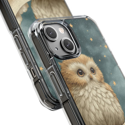 Owls Nestle Moon iPhone Case - Impact
