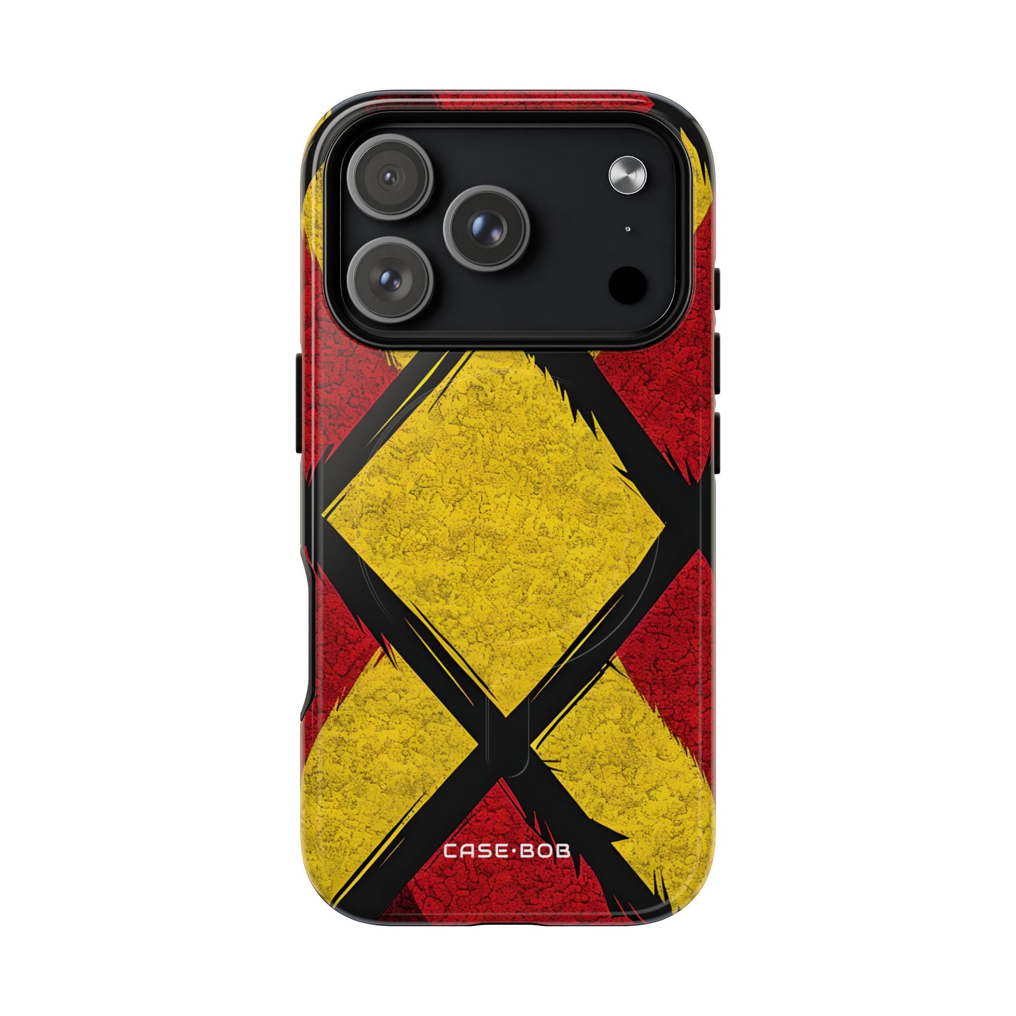Cracked Diamond Grid iPhone 17 Pro - Tough+