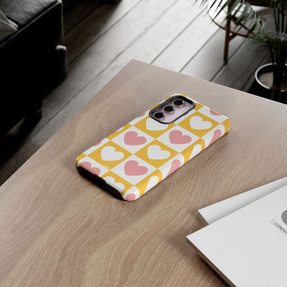 Heart Grid Harmony - Samsung Case