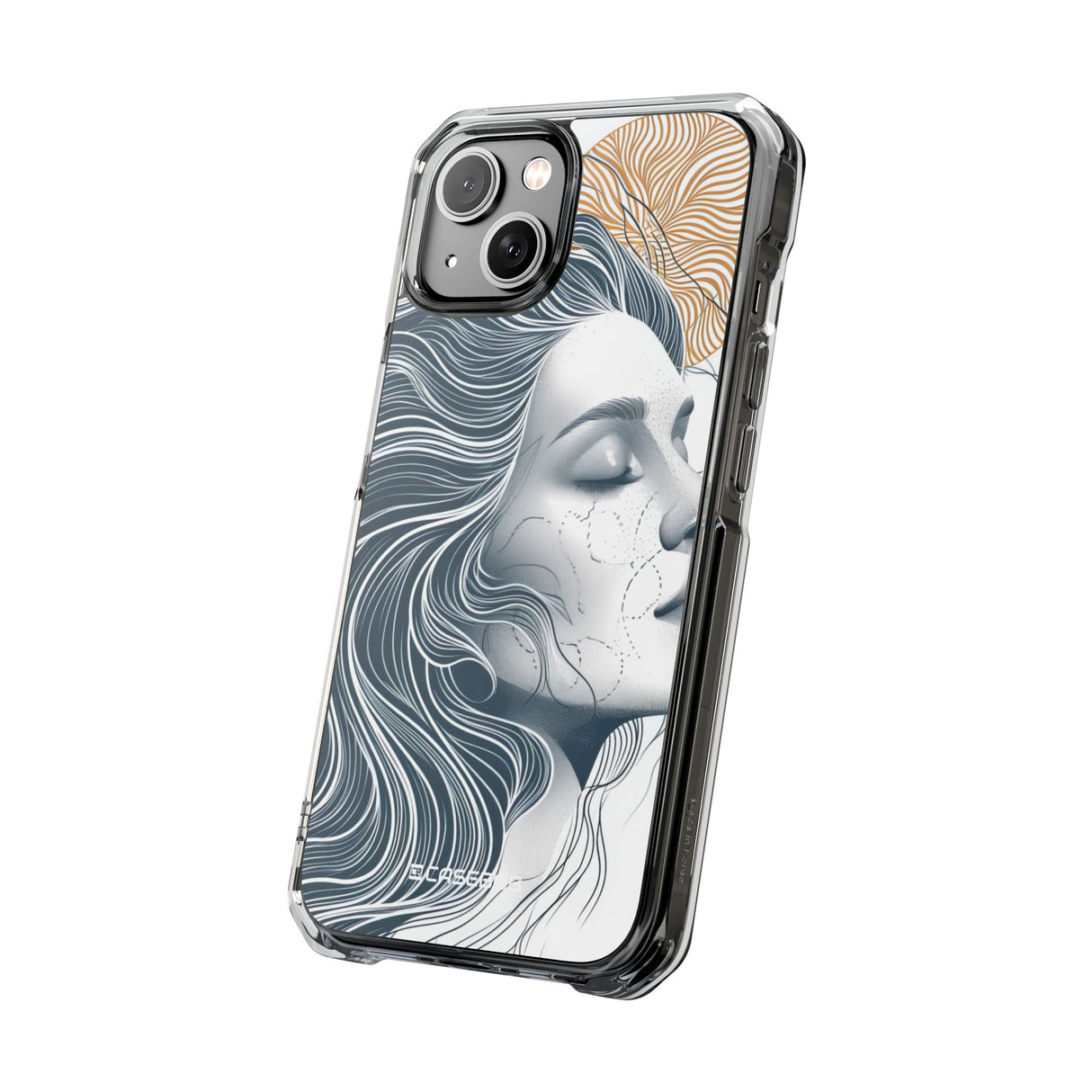 Serene Abstraction - Phone Case for iPhone (Clear Impact - Magnetic)