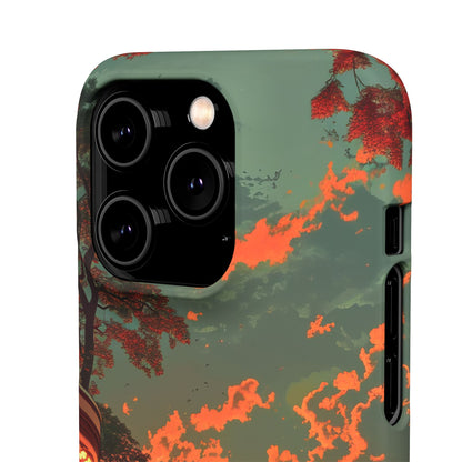 Mid-Century Nostalgia Streetscape iPhone 14 - Slim Phone Case