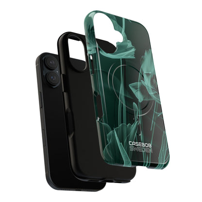 Teal Bloom Radiance iPhone 16 - Tough+