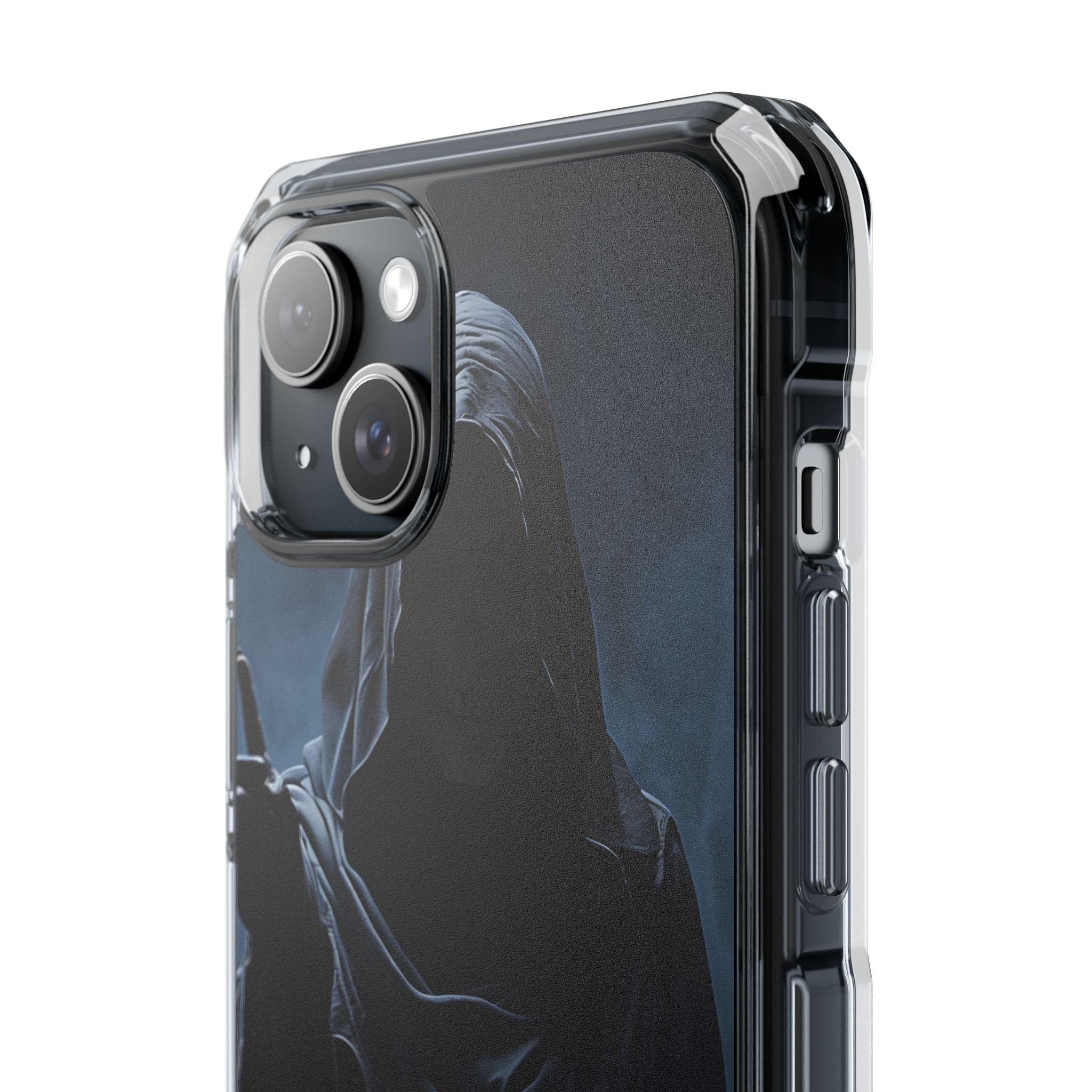 Spectral Guardian Warning iPhone Case - Impact